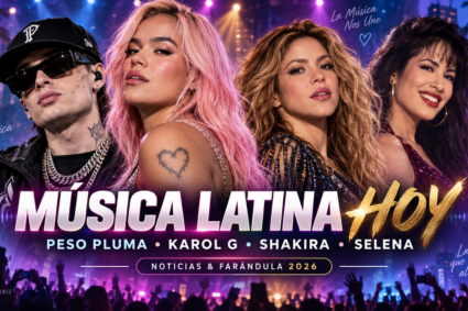 Música latina hoy: Peso Pluma domina Billboard, Karol G hace historia y Shakira rompe YouTube