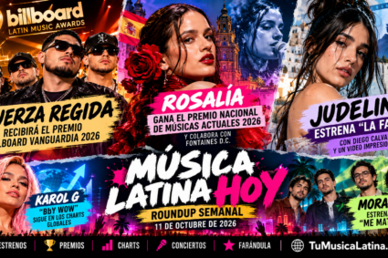 Fuerza Regida, Rosalía, Karol G y Judeline: noticias de música latina hoy